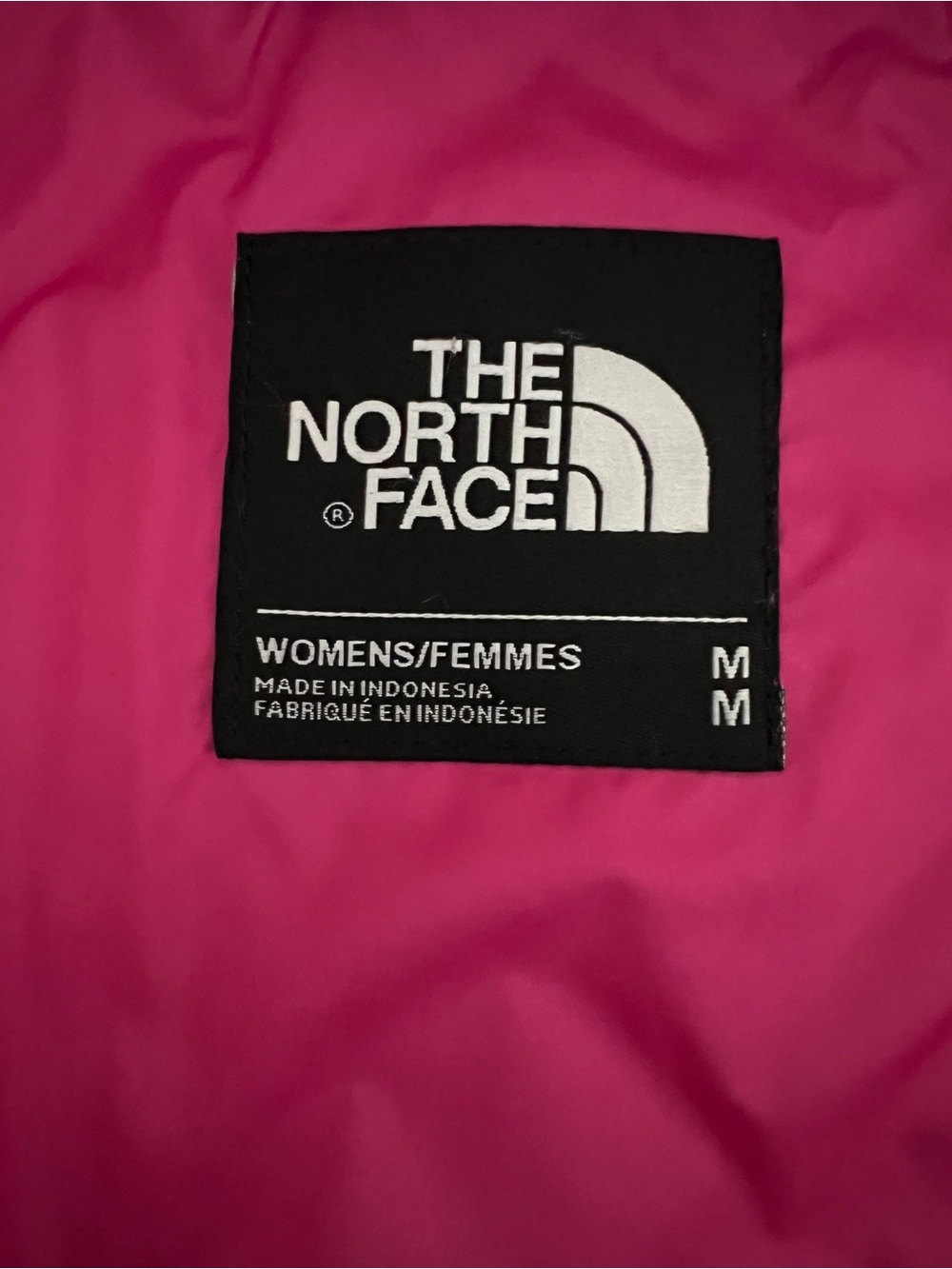 The North Face Women's Quilted Hot Pink Zip Jacket M - Picture 7 of 16